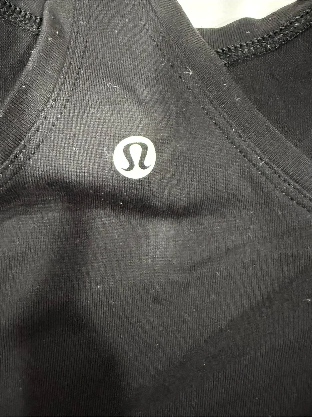 Lululemon Black Racerback Athletic Tank Top Women’s Size 6 Yoga Running